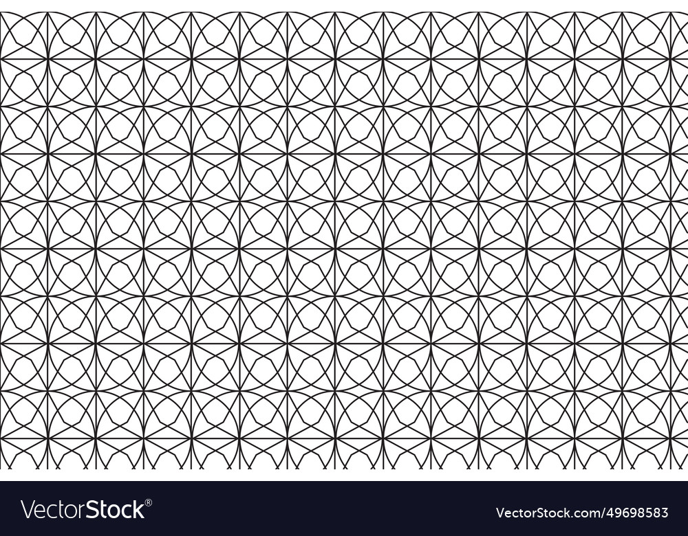 Abstract repeating geometric seamless pattern vector image Abstract repeating geometric seamless pattern