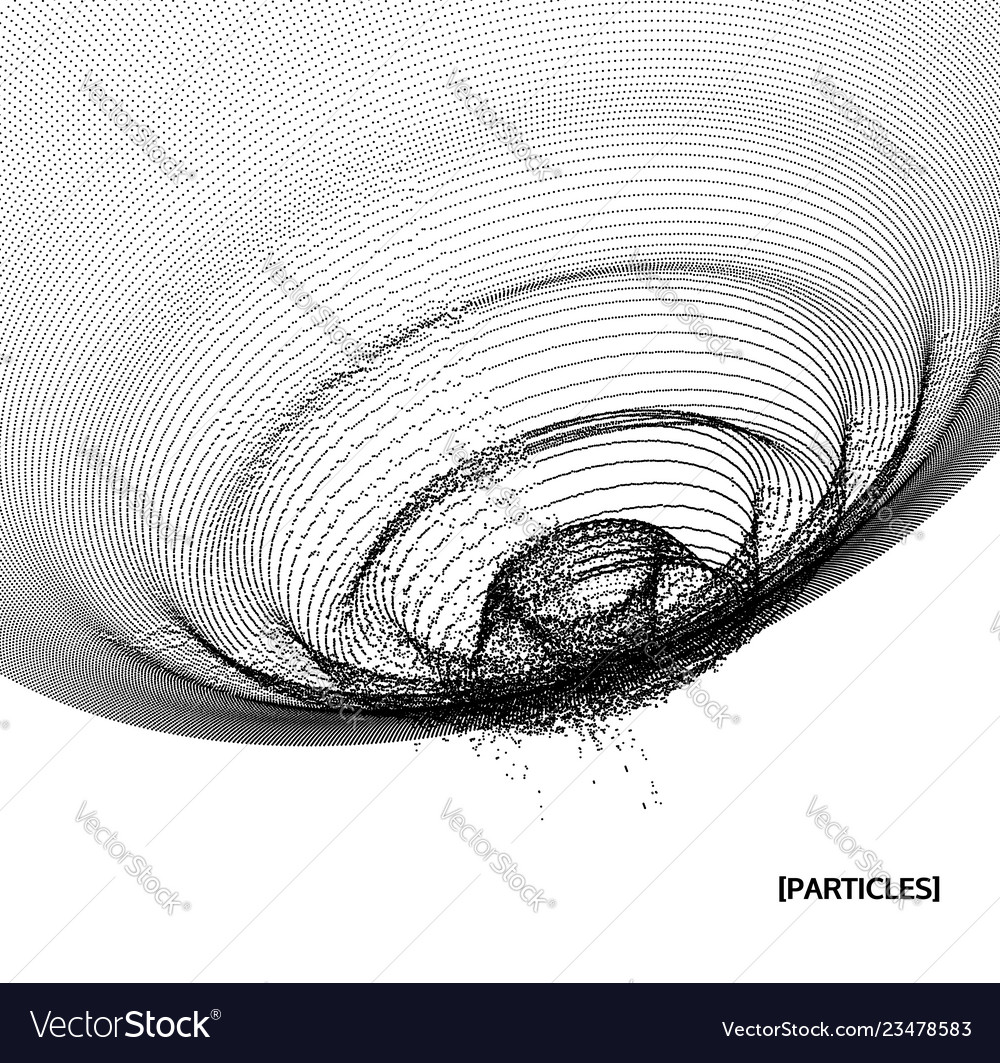 Abstract science or technology background network vector image Abstract science or technology background network
