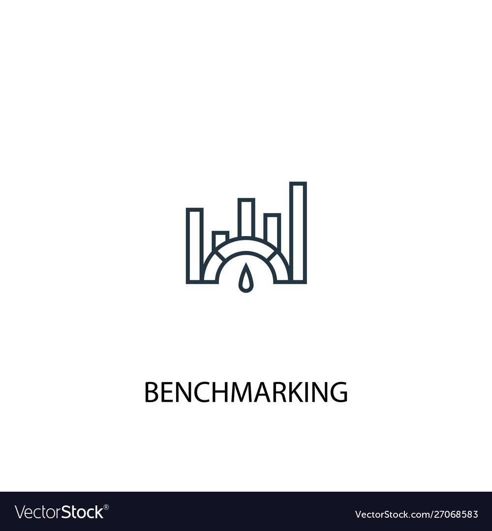 Benchmarking concept line icon simple element