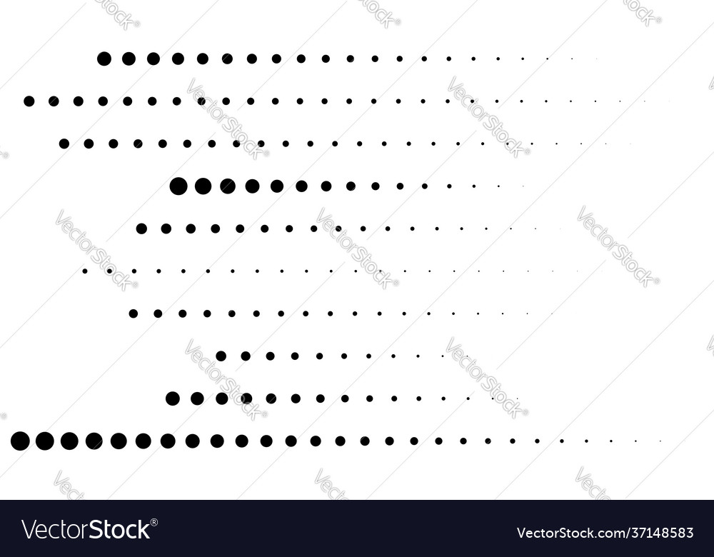 Dot circles dotted lines abstract design element Vector Image Dot circles dotted lines abstract design element