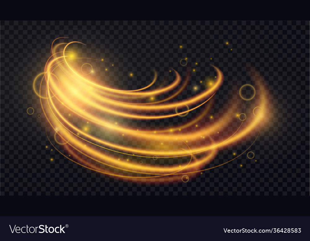 Gold luminous abstract light effect luxury