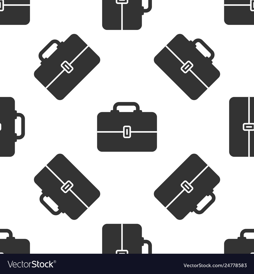 Grey toolbox icon isolated seamless pattern