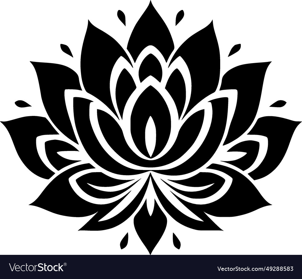 Mandala - black and white