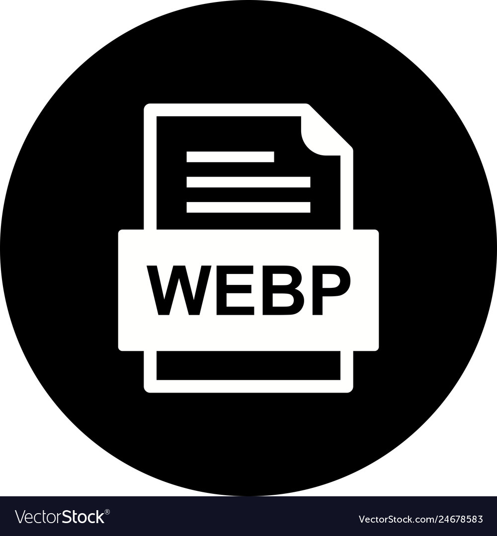 Webp file document icon