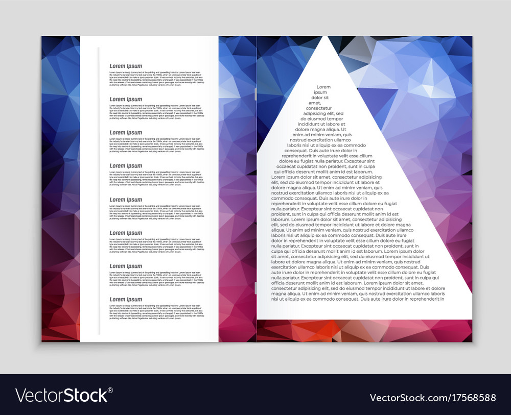 Abstract layout background set for art
