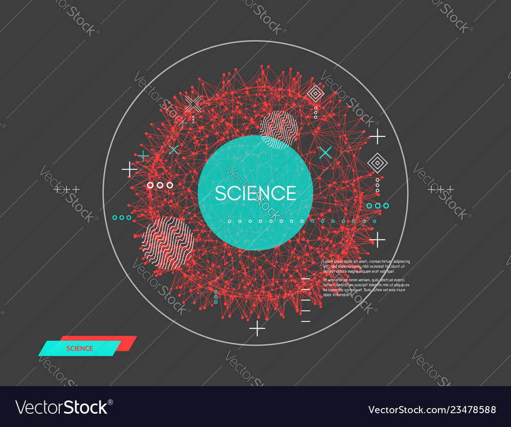 Abstract Sci-Tech Network Background