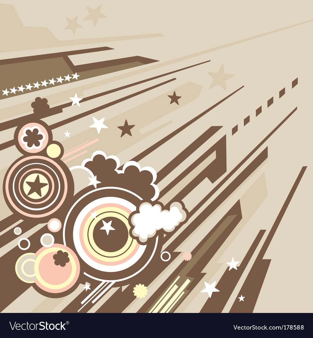 Background in retro style