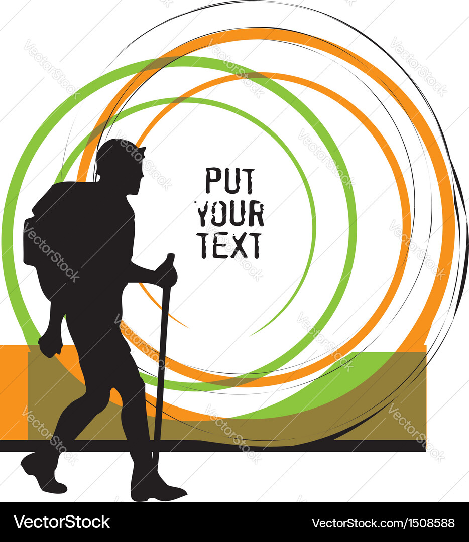 Backpacker Royalty Free Vector Image - VectorStock