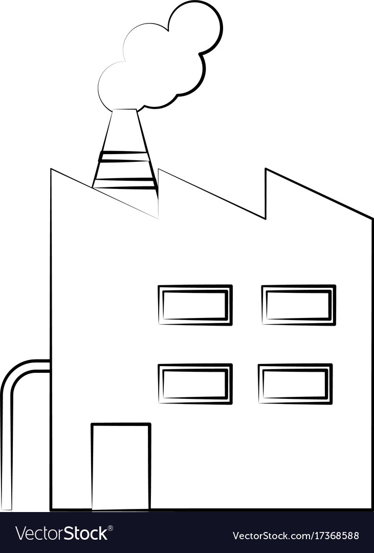 Factory building icon image