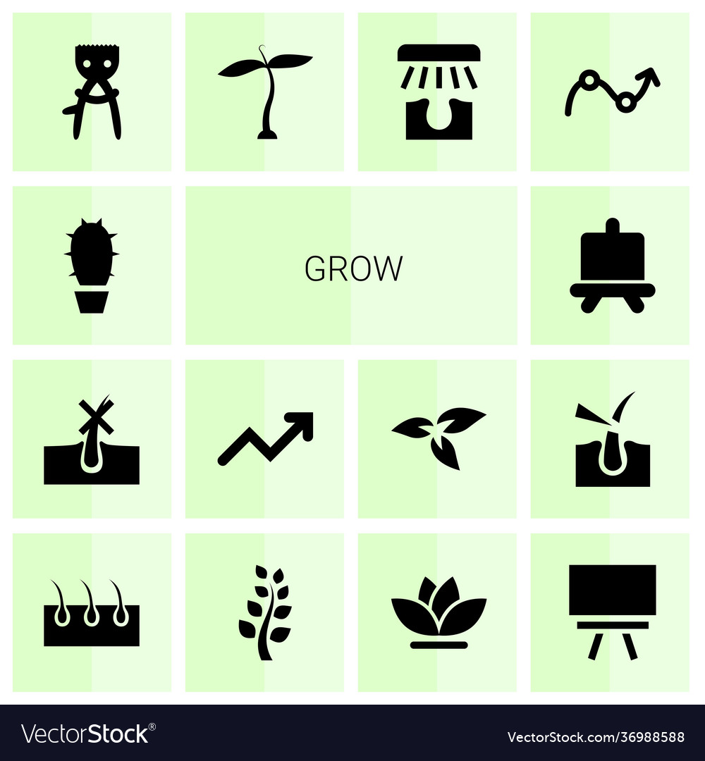 Grow icons