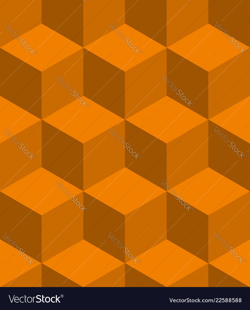 Isometric cubes seamlessly repeatable pattern 3d vector image Isometric cubes seamlessly repeatable pattern 3d