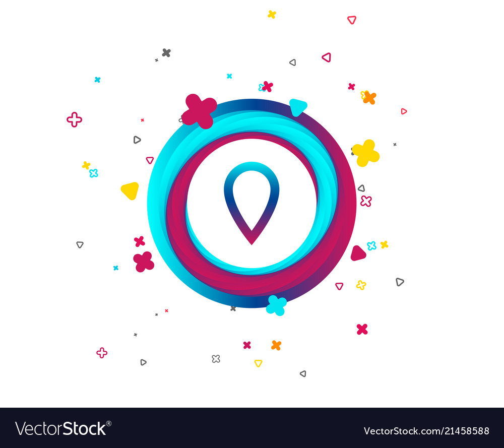 Map pointer sign icon marker symbol
