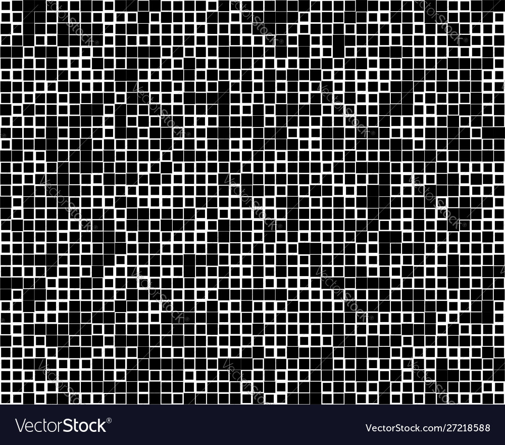 Squares pixelated block pixels random mosaic Vector Image