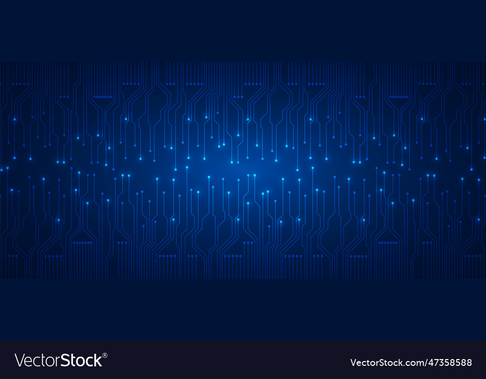 Technology background with hi-tech digital data vector image Technology background with hi-tech digital data