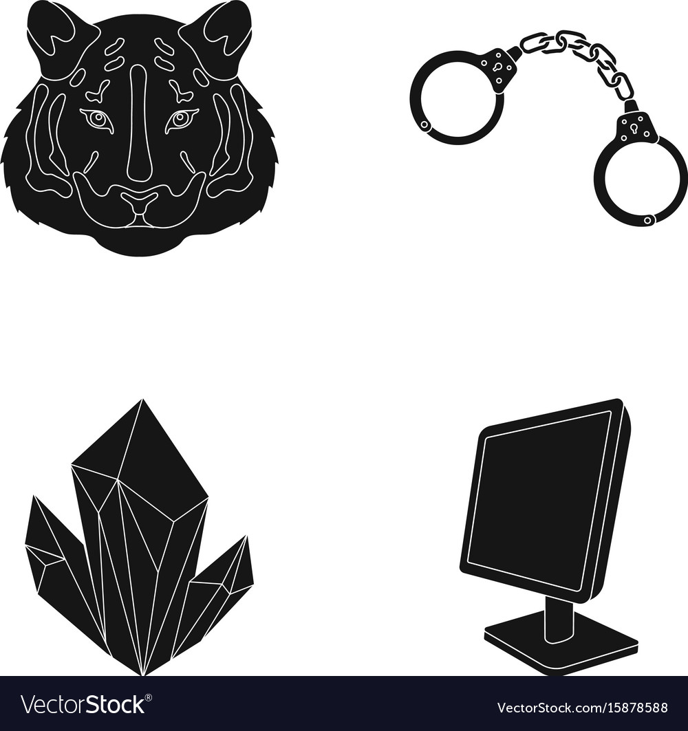 Zoo mining and or web icon in black style