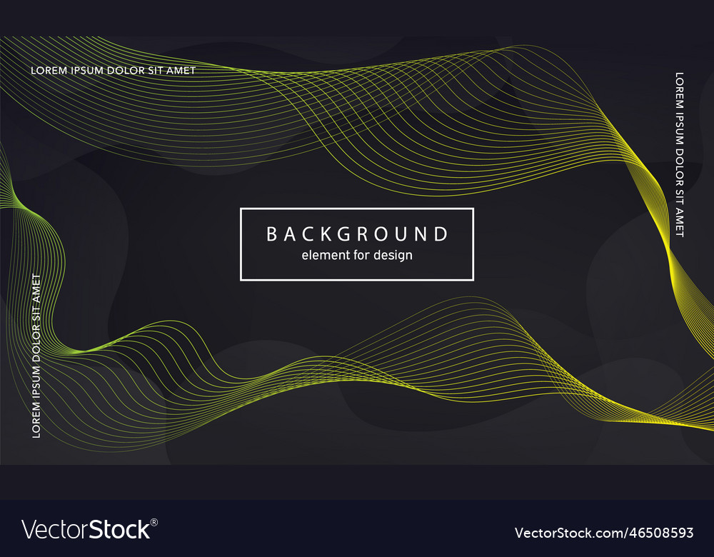 Abstract background wave element for design vector image Abstract background wave element for design