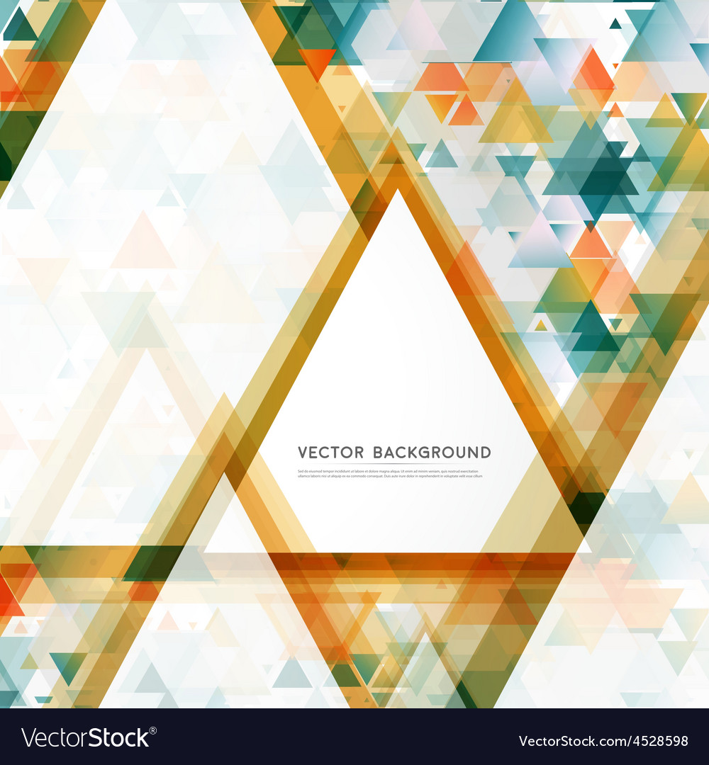 Abstract template background with triangle