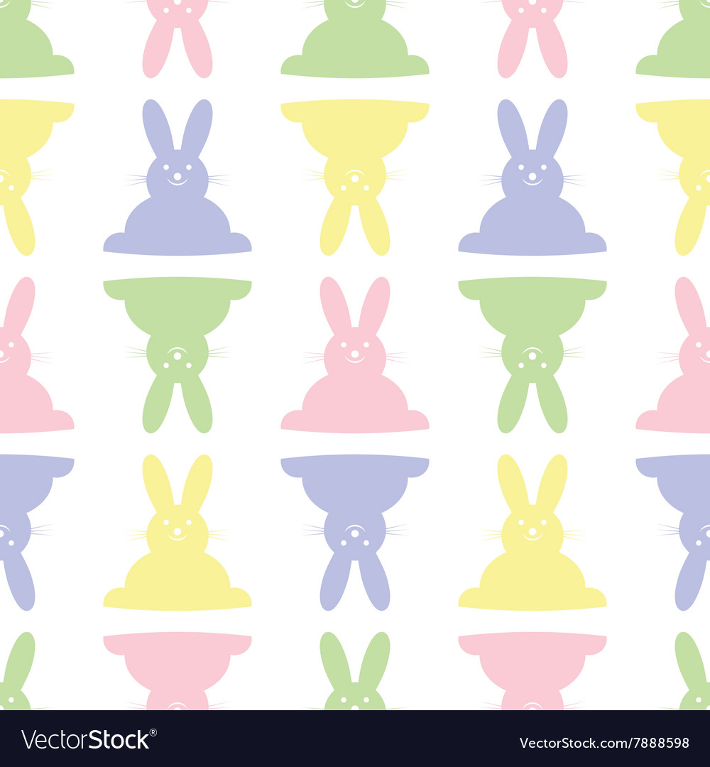 Background seamless - easter bunnies