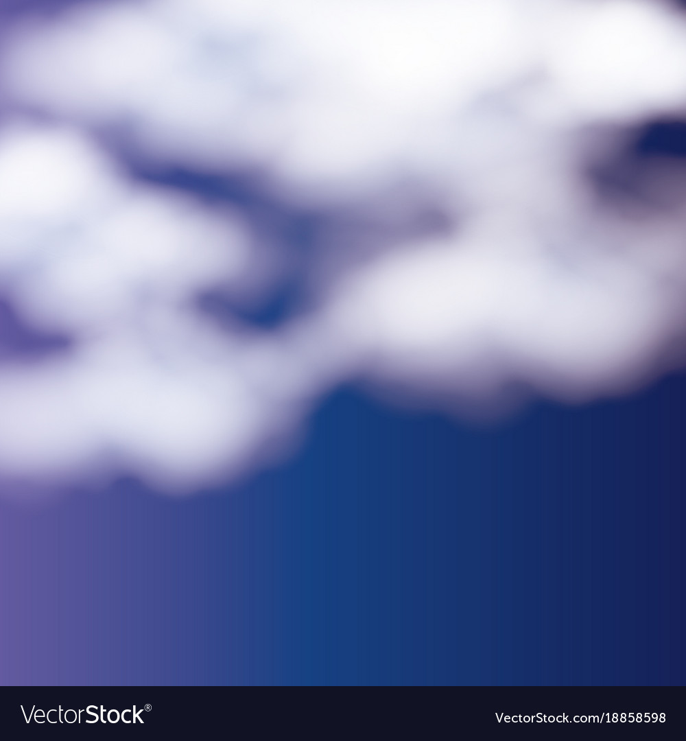 Background with clouds over nightly sky