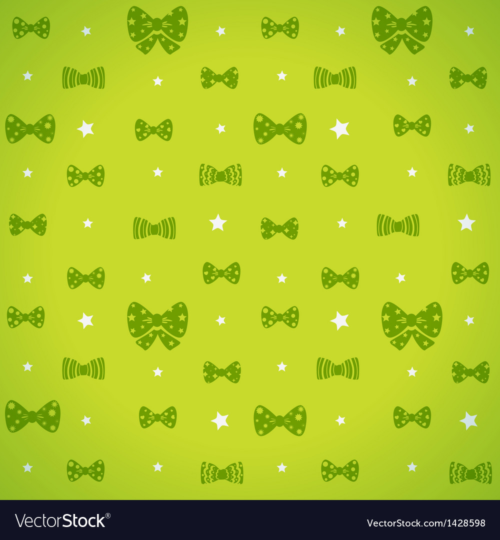 Bow pattern Royalty Free Vector Image - VectorStock