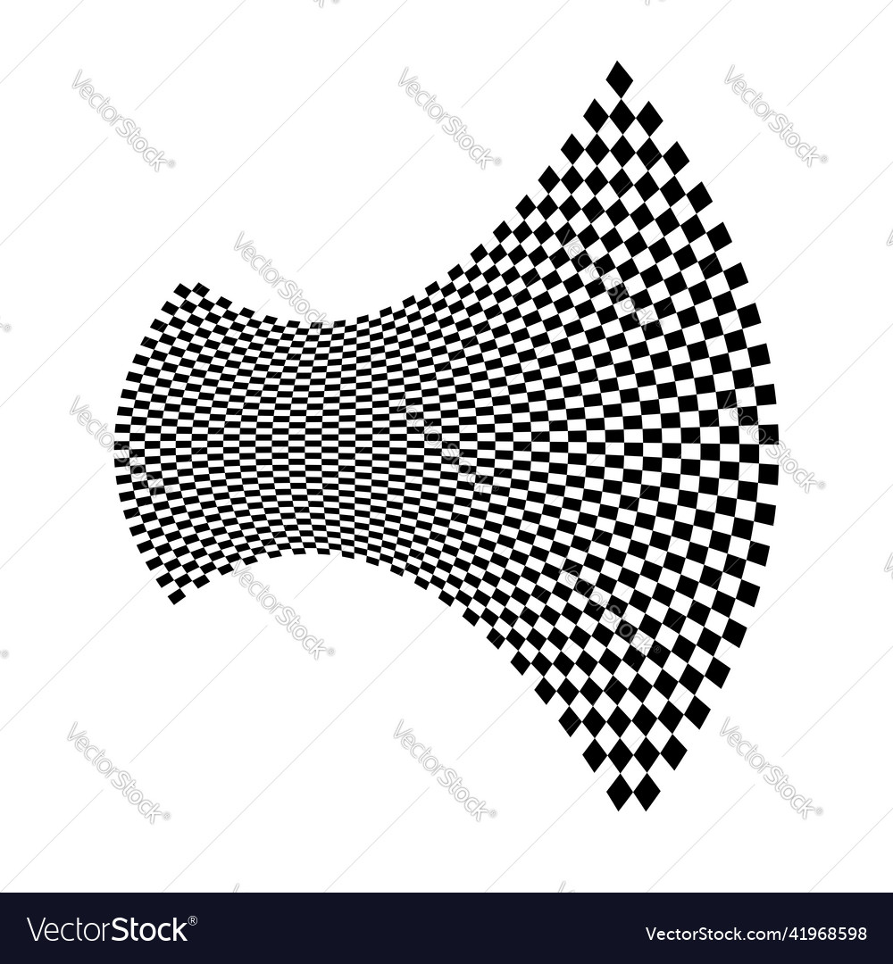 Checkered squared pattern element race racing vector image Checkered squared pattern element race racing