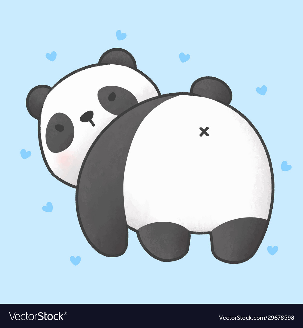 How to draw BEAUTIFUL PANDA BEAR cute and beautiful ♥ Cute Drawings