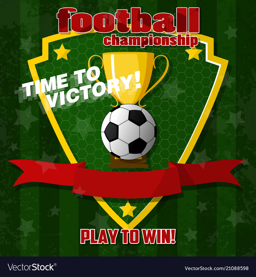 Design zum Fußballthema