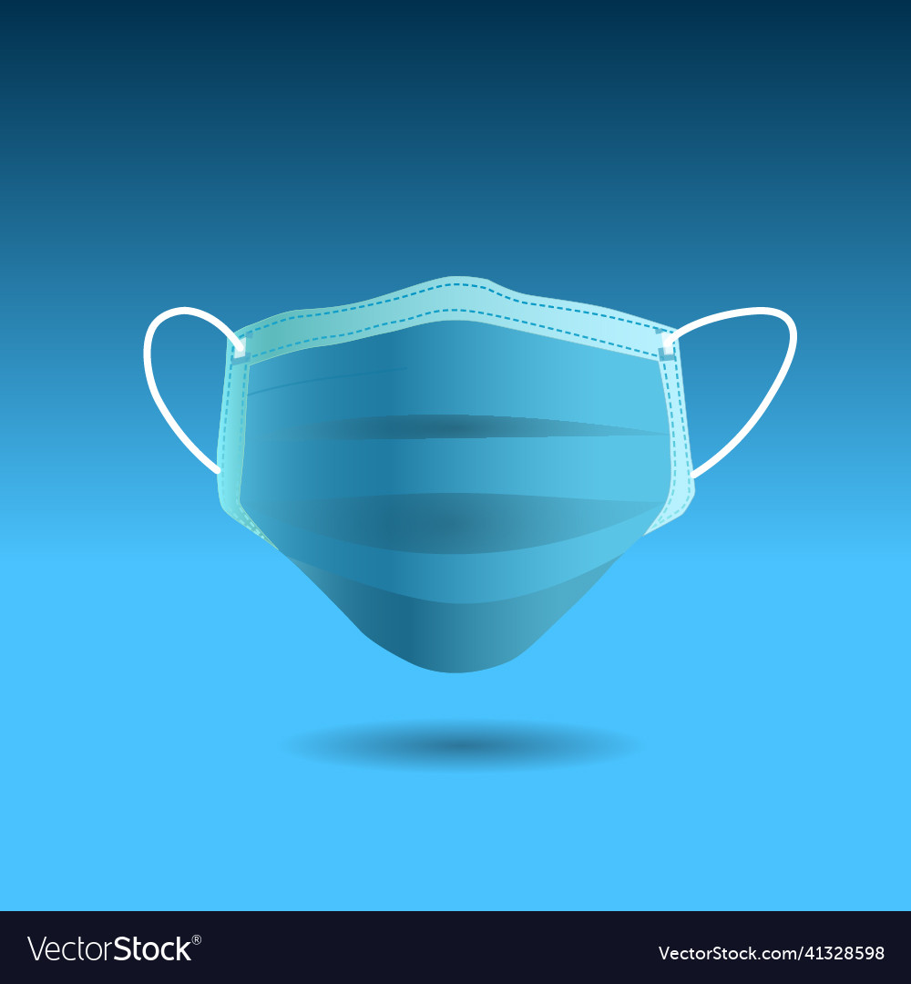 Face mask graphic design Royalty Free Vector Image