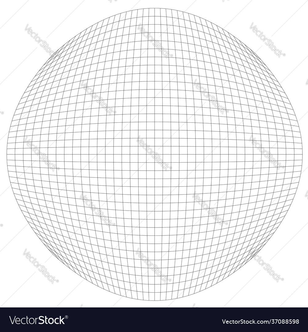 Grid mesh with distorted deformed effect abstract vector image Grid mesh with distorted deformed effect abstract