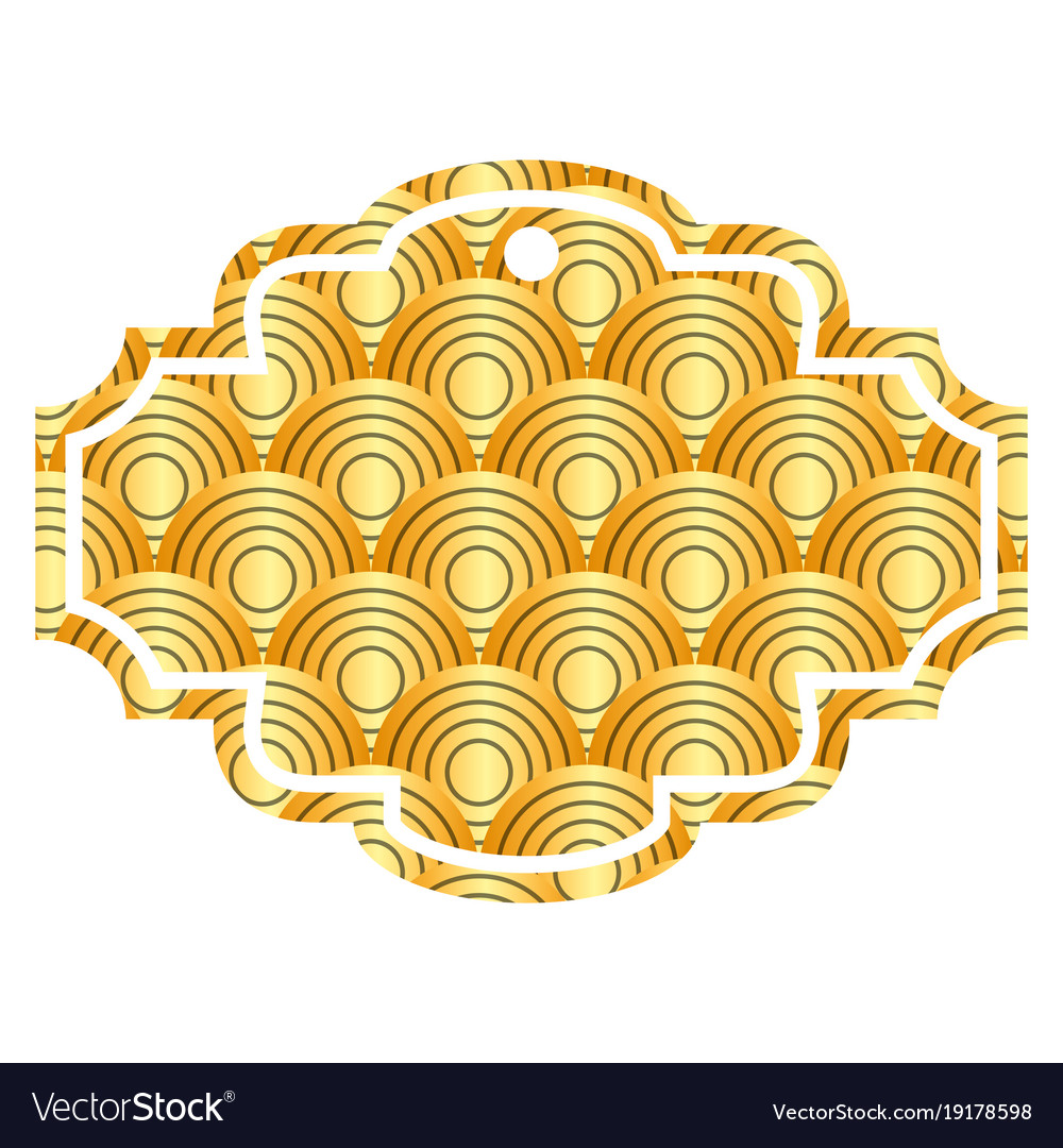 Label rounded lines pattern image