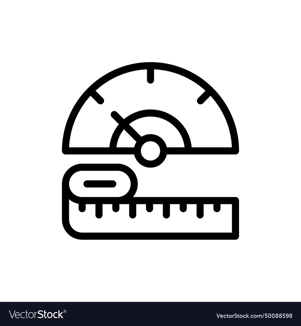 Measureable key performance indicator icon Vector Image Measureable key performance indicator icon