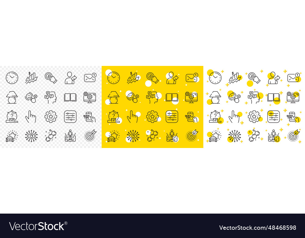 Outline new message target purpose and table lamp Vector Image Outline new message target purpose and table lamp