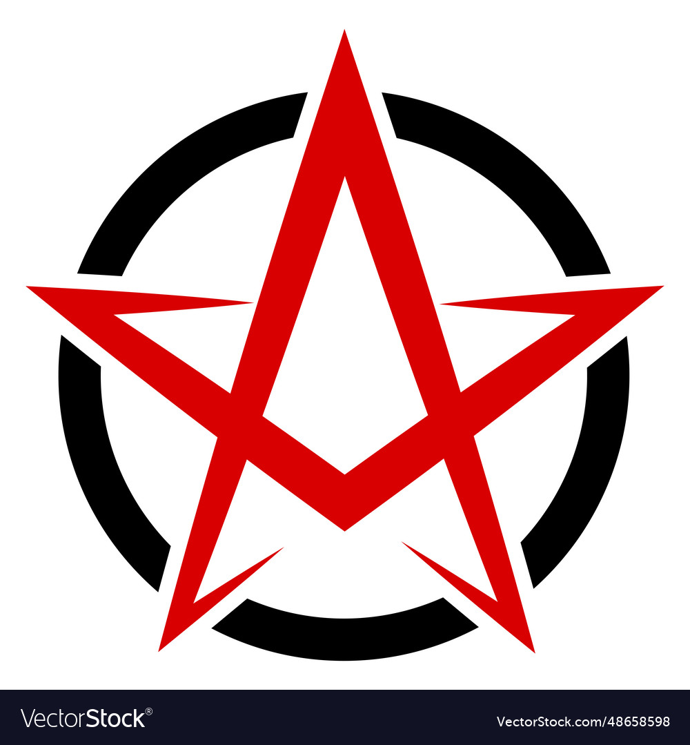 Pentagram icon Royalty Free Vector Image - VectorStock