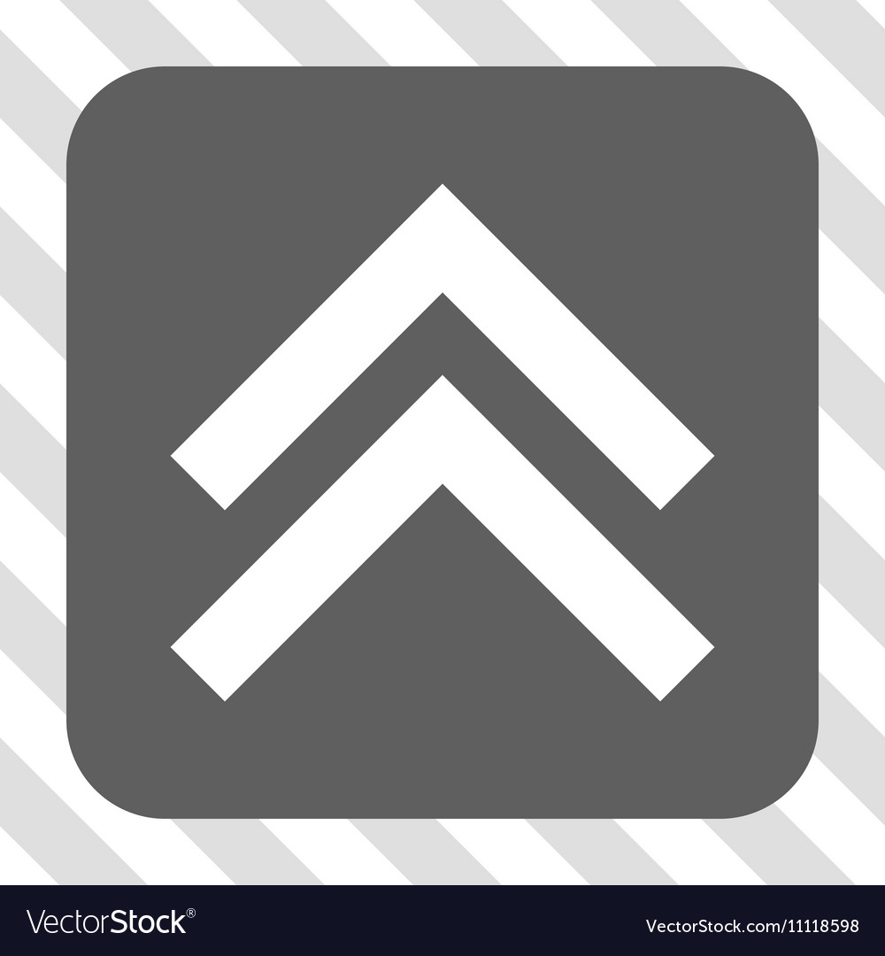 Shift up rounded square button