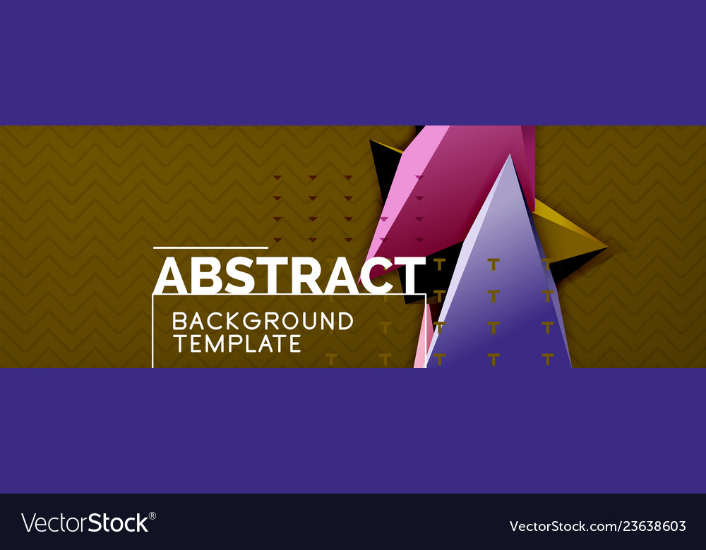 3d triangular minimal abstract background vector image 3d triangular minimal abstract background
