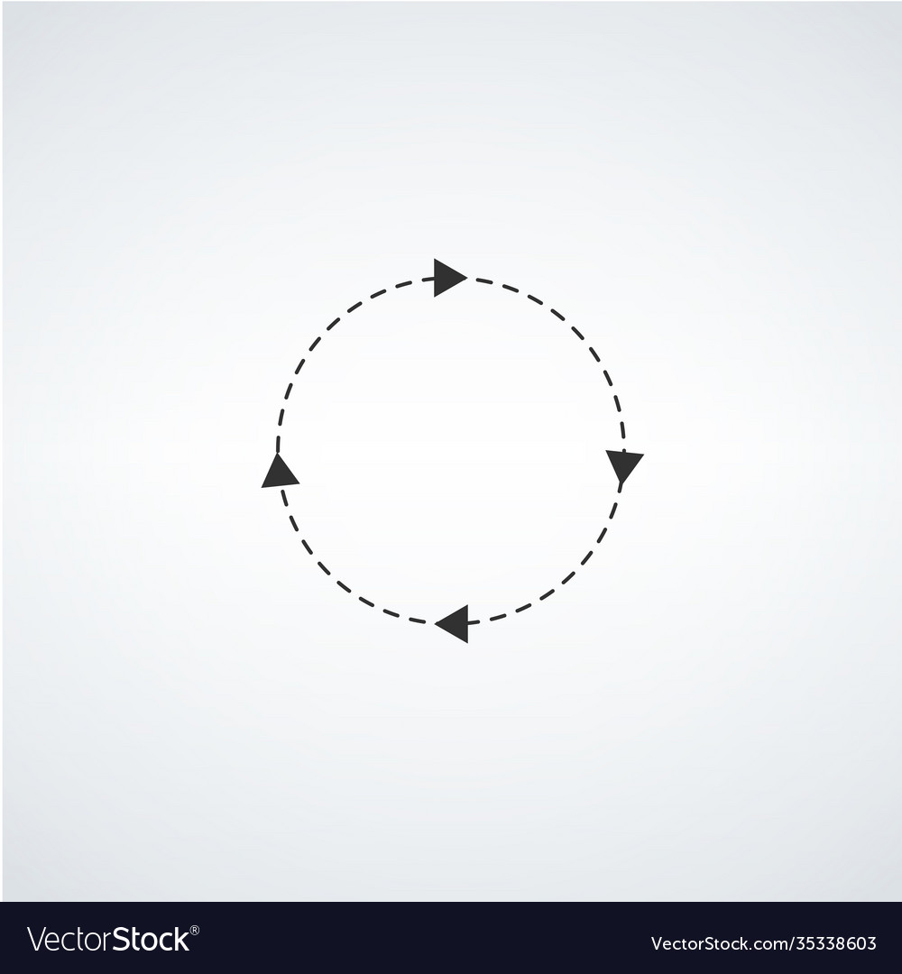Arrows in circle clockwise refresh sign stock vector image Arrows in circle clockwise refresh sign stock