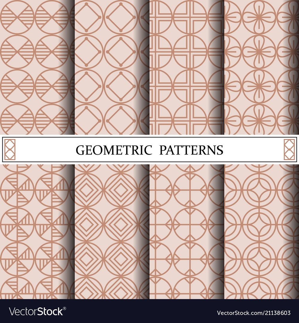 Circle geometric patternpattern fills web page vector image Circle geometric patternpattern fills web page