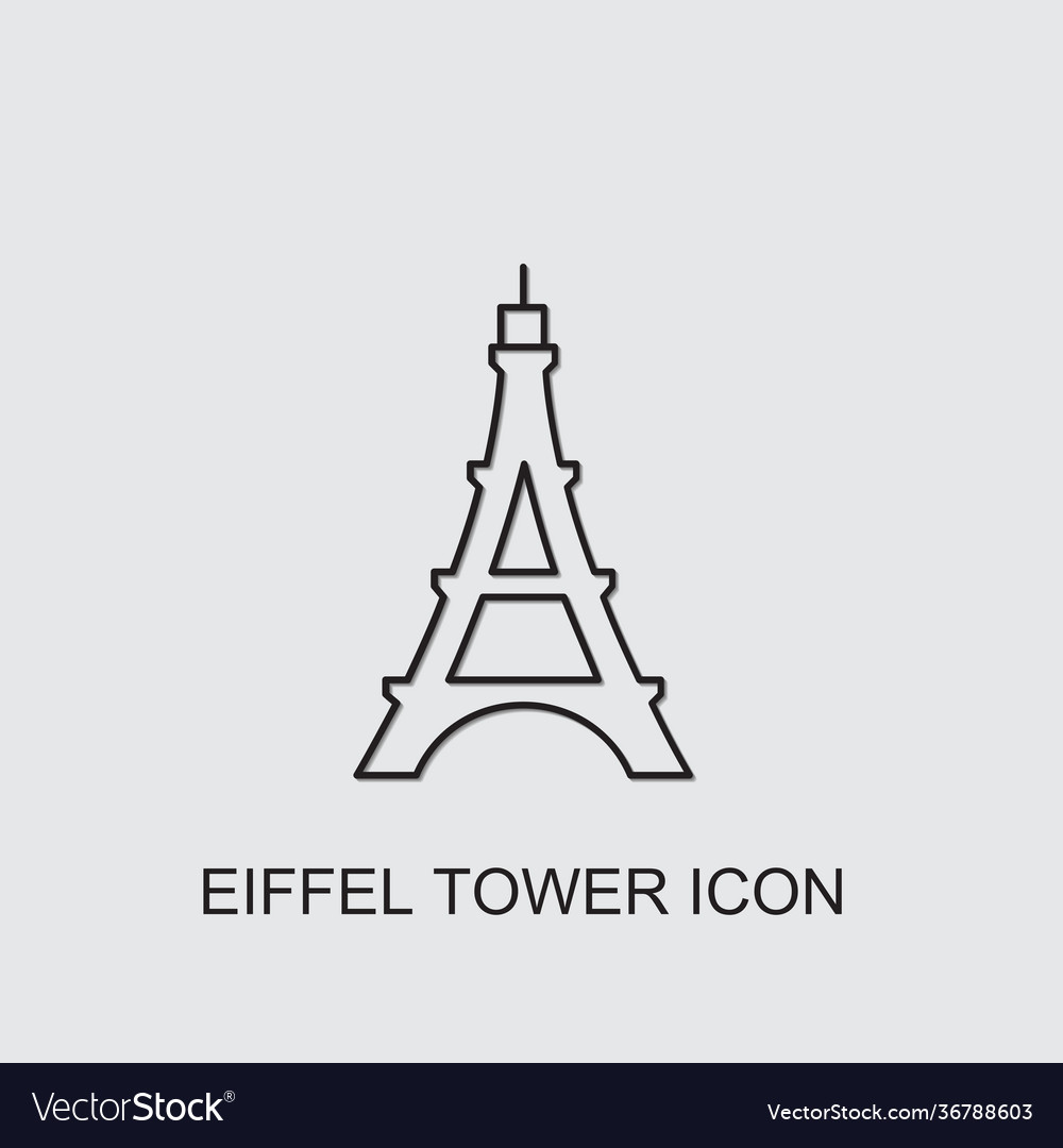 Eiffel tower icon