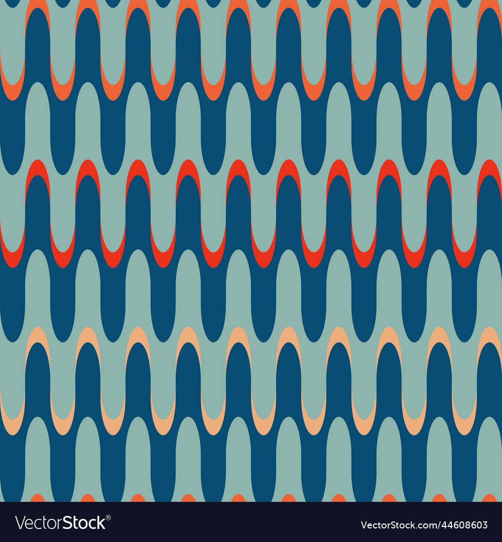 Retro pattern in the style of 70s and 60s Vector Image Retro pattern in the style of 70s and 60s