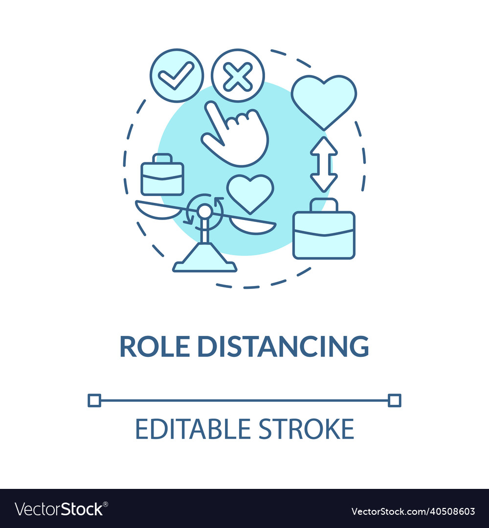 Social Distancing Concept Icon