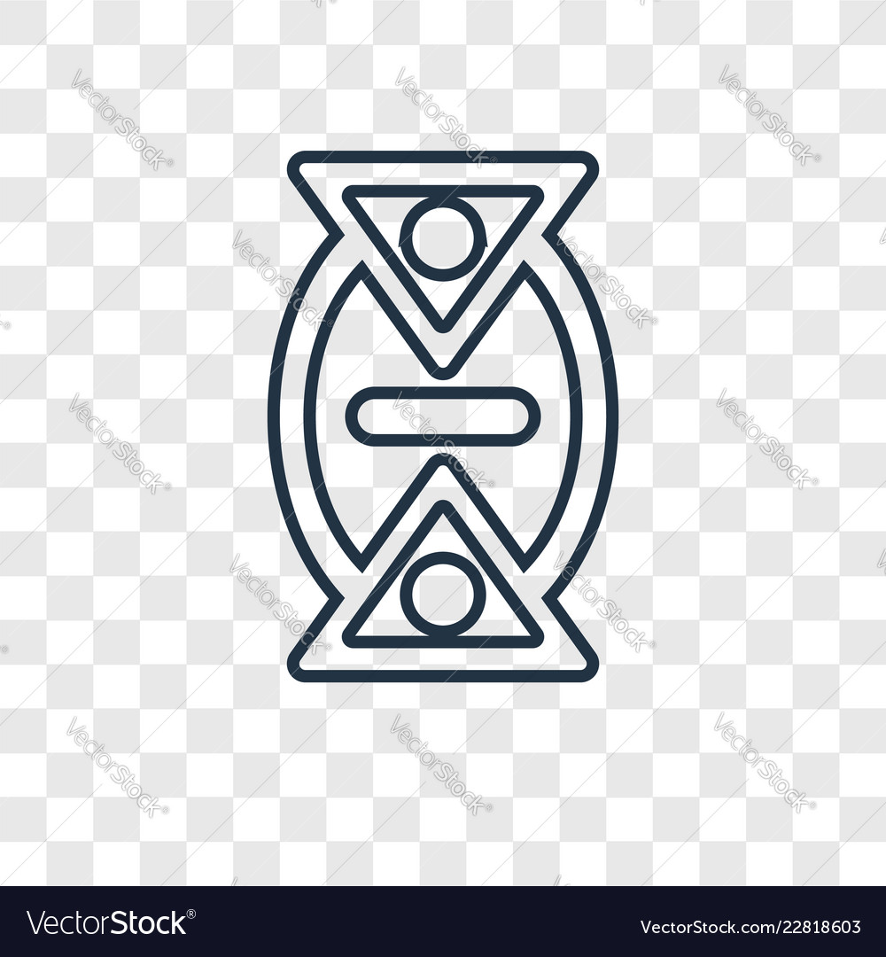 Time changes concept linear icon isolated vector image Time changes concept linear icon isolated