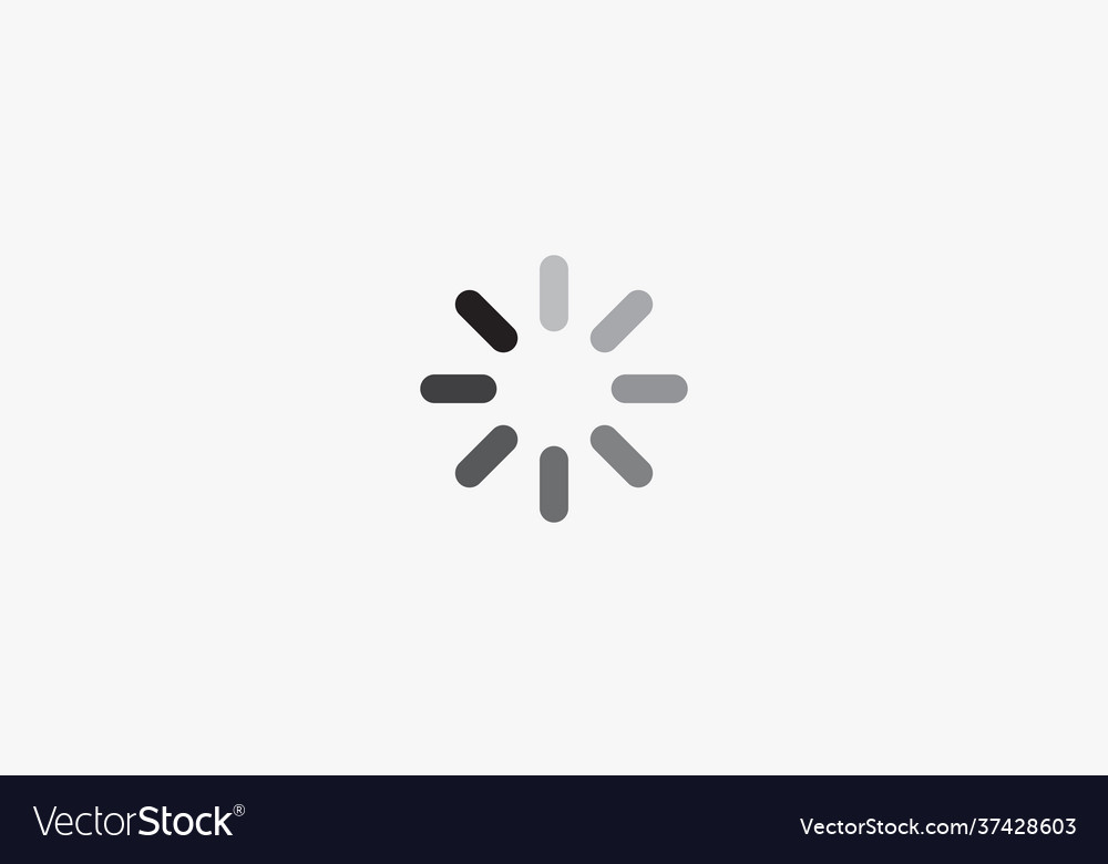 Waiting loading icon isolated on white background