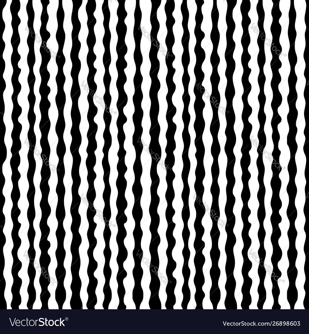 Wavy Vertical Lines Pattern