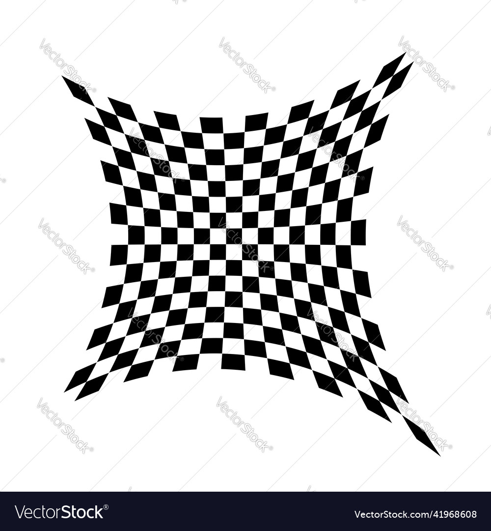 Checkered squared pattern element race racing vector image Checkered squared pattern element race racing