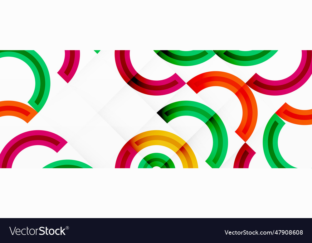 Circles are arranged in a grid pattern abstract