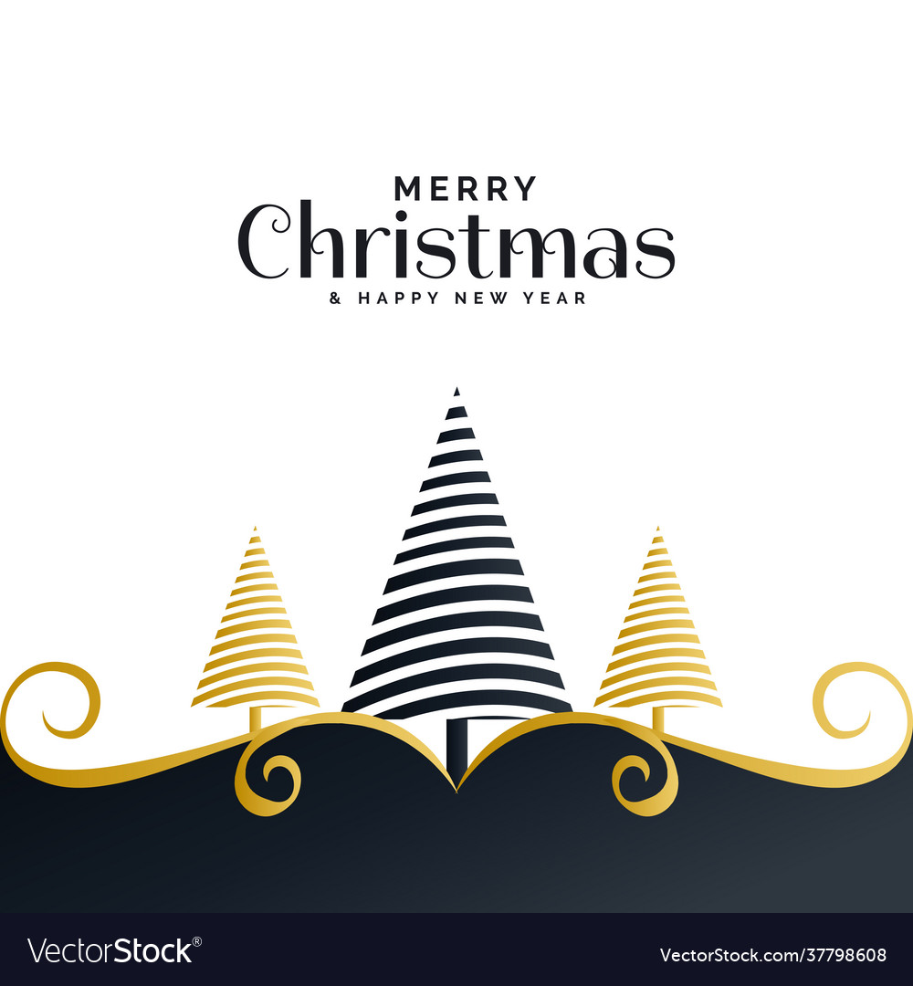 Creative christmas festival greeting background Vector Image