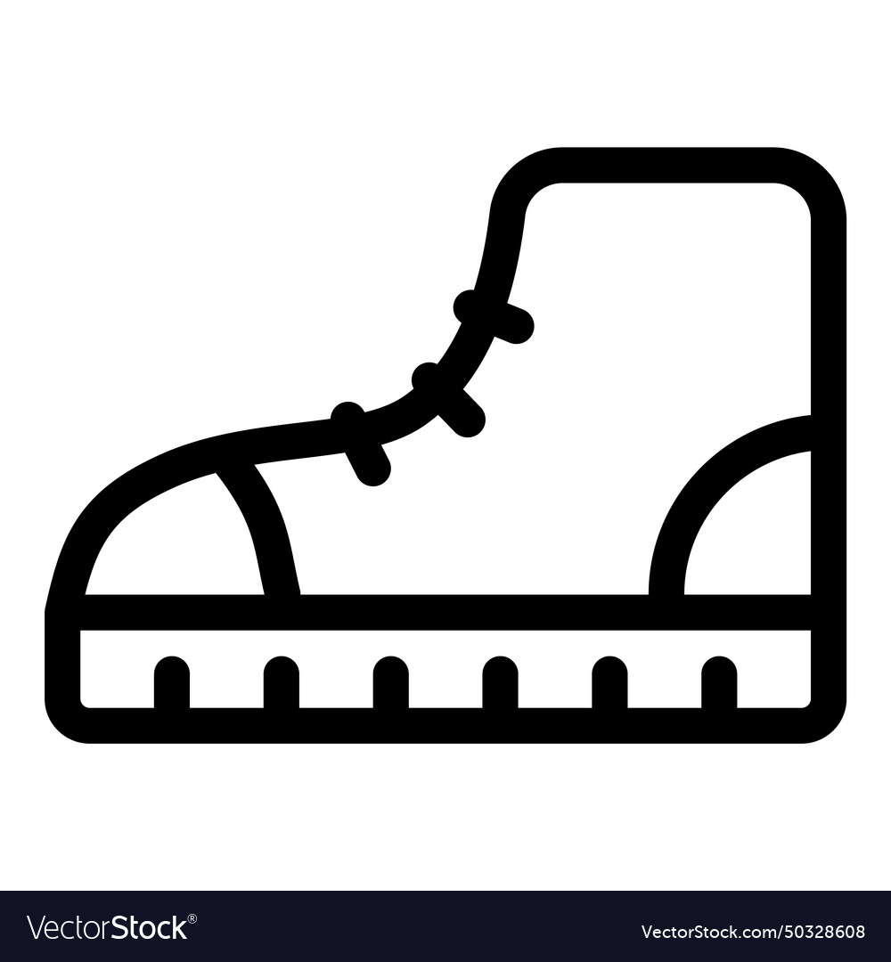 Footwear flat icon isolated on white background