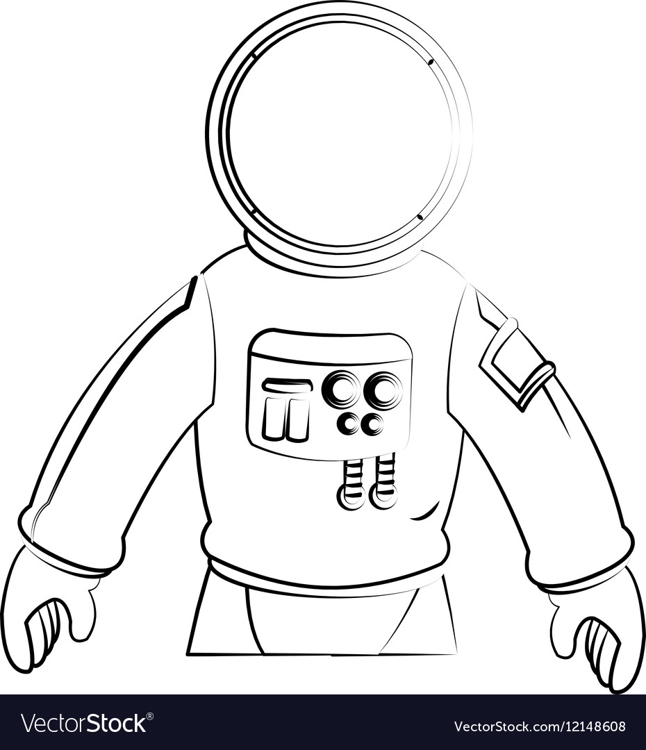 Isolated astronaut design