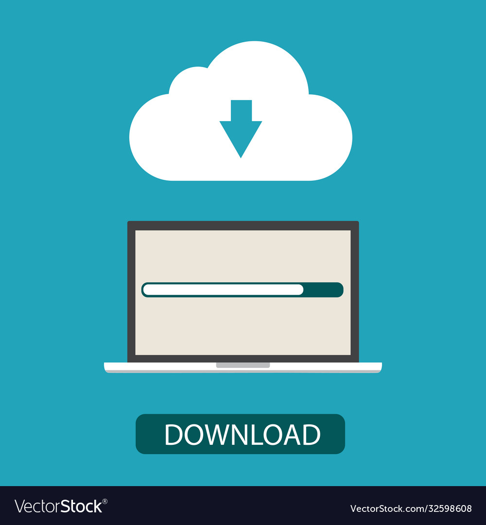 Network configuration cloud computing technology Vector Image Network configuration cloud computing technology