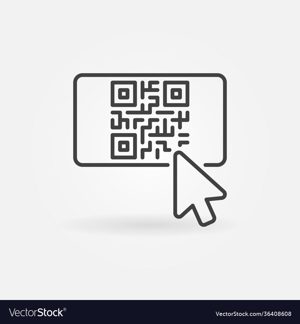 QR Code Click Icon